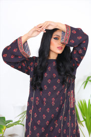 Noorangi Kaif Dull Silk 2 Piece Pret Suit WP-12