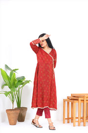 Noorangi Kaif Dull Silk 2 Piece Pret Suit WP-13