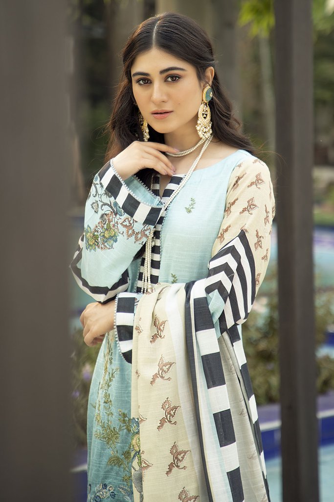 Motifz Fall Winter Embroidered Khaddar Unstitched 3pc Suit 0002-AFTERNOON-GLORY - FaisalFabrics.pk