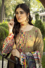 Motifz Fall Winter Embroidered Khaddar Unstitched 3pc Suit 0008-SPICY-PIE - FaisalFabrics.pk