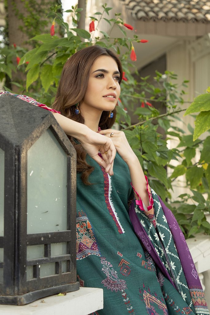 Motifz Digital Printed Khaddar Unstitched 3pc Suit 0020-Bellona - FaisalFabrics.pk
