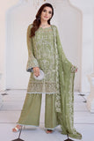 Meeral Ashna Luxury Chiffon Unstitched 3 Piece Suit 01- AMARA - FaisalFabrics.pk