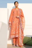 Cross Stitch Uraan Premium Lawn Unstitched 3Pc Suit D-05 CARNELIAN SCENT