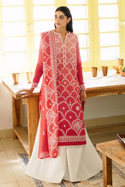 Cross Stitch Uraan Premium Lawn Unstitched 3Pc Suit D-08 SCALLOPED FLOW