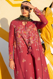 Cross Stitch Uraan Premium Lawn Unstitched 3Pc Suit D-09 VIVID FLAMBOYANT