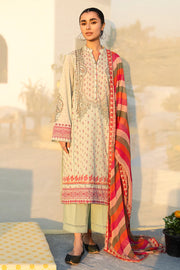 Cross Stitch Uraan Premium Lawn Unstitched 3Pc Suit D-12 CASHMERE ORNATE