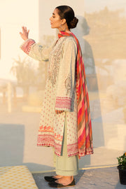 Cross Stitch Uraan Premium Lawn Unstitched 3Pc Suit D-12 CASHMERE ORNATE