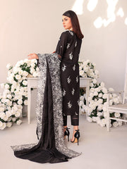 Baharaan by Humdum Unstitched Chikankari Embroidered Lawn 3 Piece D-03