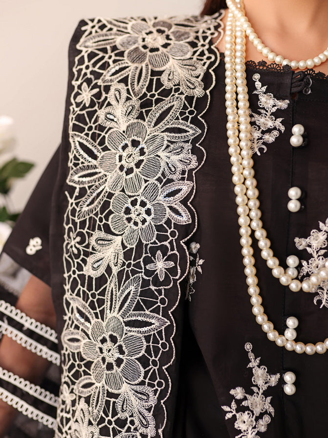 Baharaan by Humdum Unstitched Chikankari Embroidered Lawn 3 Piece D-03