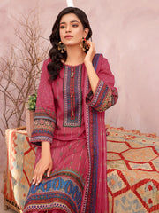 Rang e Noor by Humdum Unstitched Printed Lawn 3 Piece Suit D-04