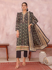 Rang e Noor by Humdum Unstitched Printed Lawn 3 Piece Suit D-09