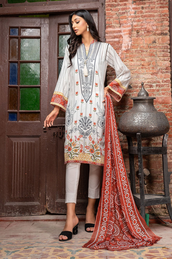 Motifz Digital Printed Lawn Suits Unstitched 3 Piece MT25ADP 5367 Stella - Summer Collection main image 0
