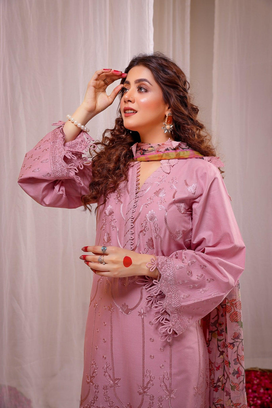 RSC-02 - SAFWA ROSELLA 3-PIECE COLLECTION VOL  Embroidered Dress | 1 Shop Online | Pakistani Dresses | Dresses
