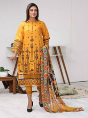 Mohini by Humdum Unstitched Embroidered Summer Lawn 3 Piece Suit D-02