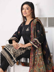 Mohini by Humdum Unstitched Embroidered Summer Lawn 3 Piece Suit D-01