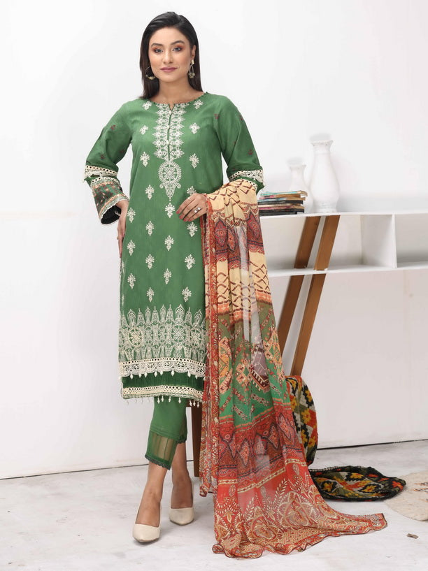 Mohini by Humdum Unstitched Embroidered Summer Lawn 3 Piece Suit D-03