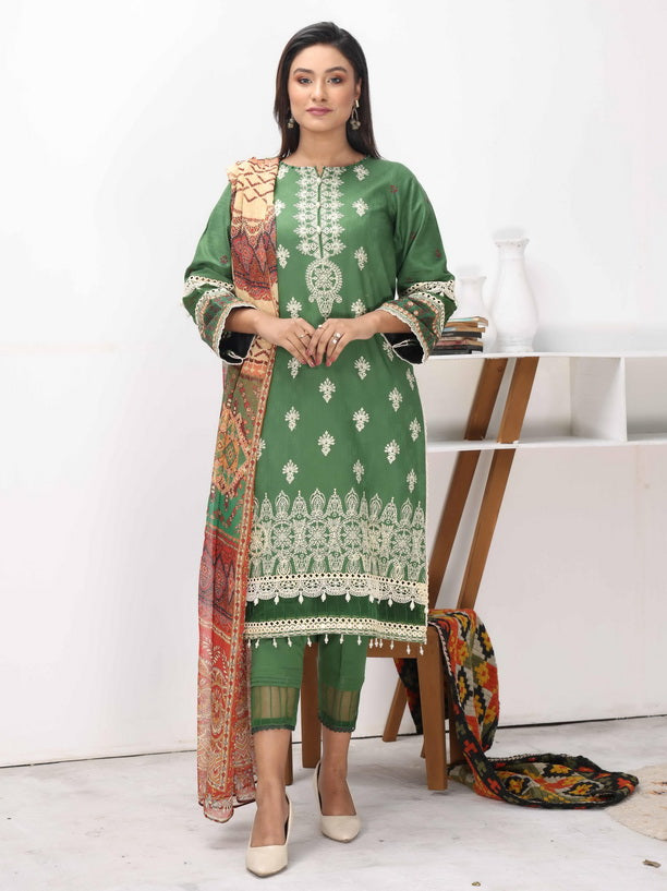 Mohini by Humdum Unstitched Embroidered Summer Lawn 3 Piece Suit D-03