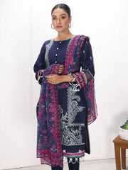 Mohini by Humdum Unstitched Embroidered Summer Lawn 3 Piece Suit D-06