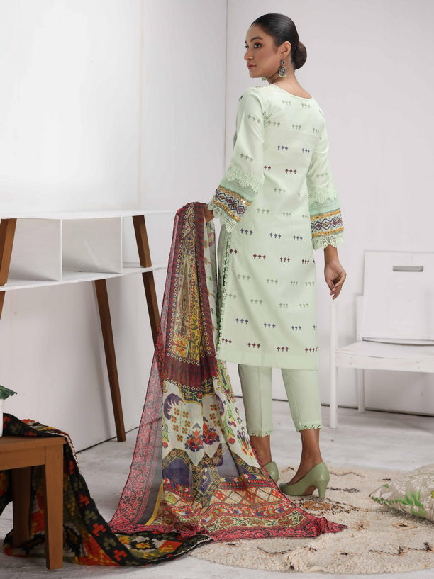 Mohini by Humdum Unstitched Embroidered Summer Lawn 3 Piece Suit D-07