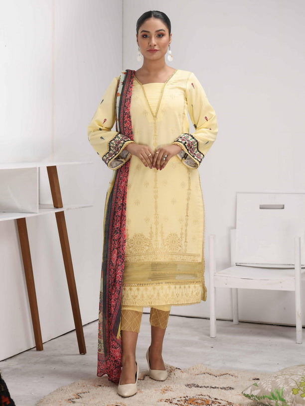 Mohini by Humdum Unstitched Embroidered Summer Lawn 3 Piece Suit D-04