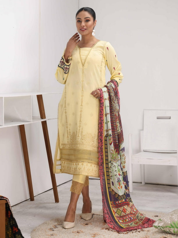 Mohini by Humdum Unstitched Embroidered Summer Lawn 3 Piece Suit D-04
