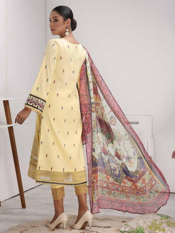 Mohini by Humdum Unstitched Embroidered Summer Lawn 3 Piece Suit D-04