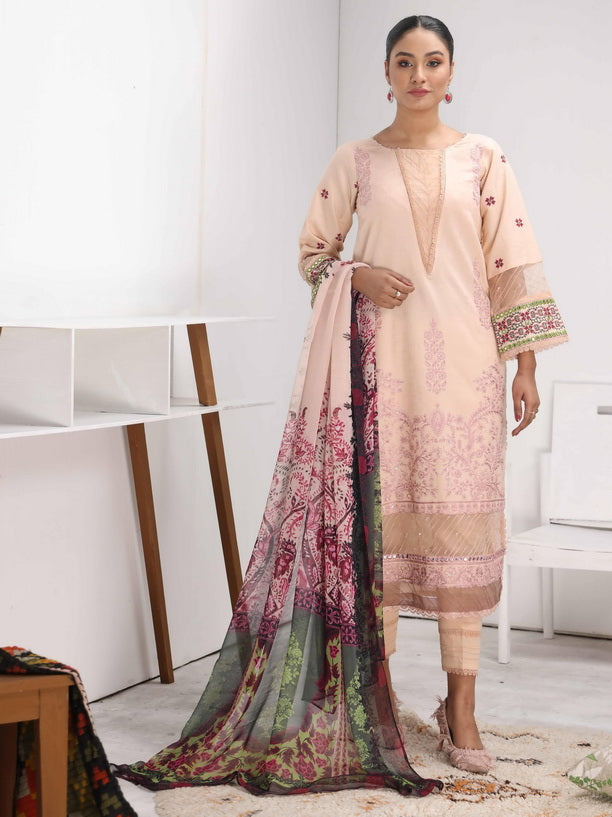 Mohini by Humdum Unstitched Embroidered Summer Lawn 3 Piece Suit D-09