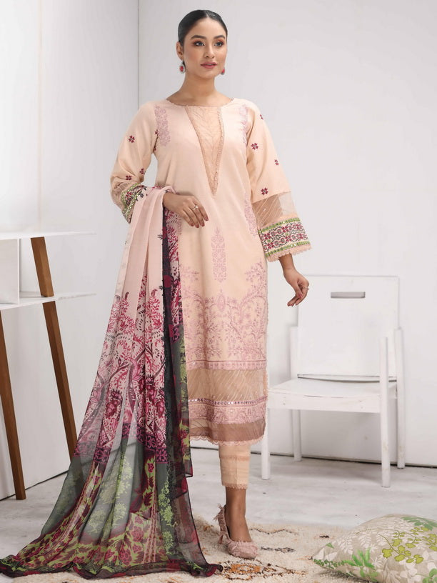 Mohini by Humdum Unstitched Embroidered Summer Lawn 3 Piece Suit D-09