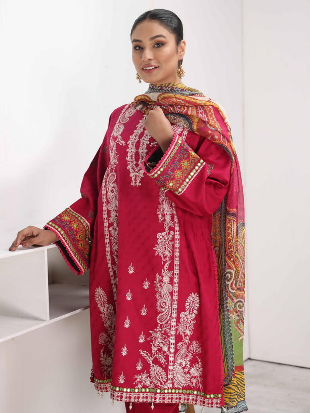 Mohini by Humdum Unstitched Embroidered Summer Lawn 3 Piece Suit D-08