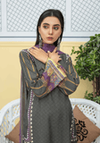 Fiza Noor Eshal Embroidered Karandi Unstitched 3Pc Suit D-04