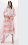 LYLA Unstitched Luxury Embroidered Cotton Net 3Pc Suit D-04