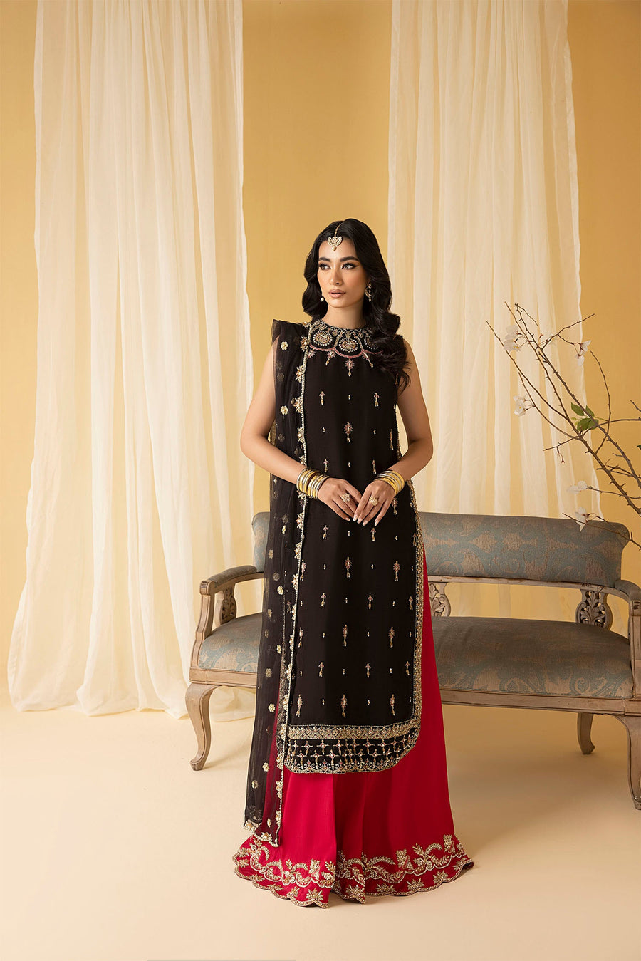 Nuriyaa Mystic Luxury Formal Unstitched 3 Piece Suit - NOVA