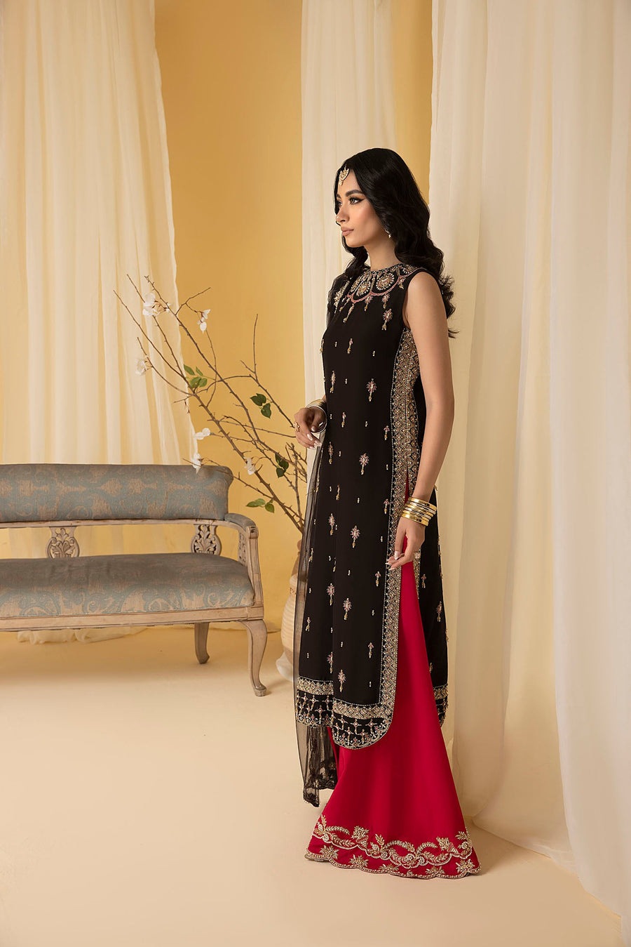 Nuriyaa Mystic Luxury Formal Unstitched 3 Piece Suit - NOVA
