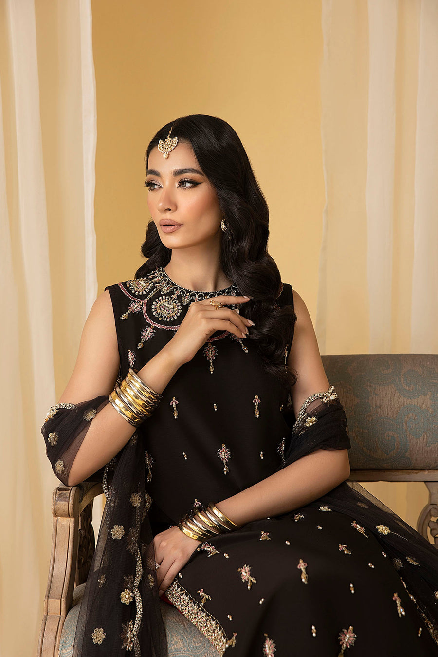 Nuriyaa Mystic Luxury Formal Unstitched 3 Piece Suit - NOVA