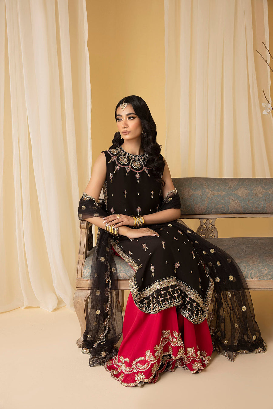 Nuriyaa Mystic Luxury Formal Unstitched 3 Piece Suit - NOVA