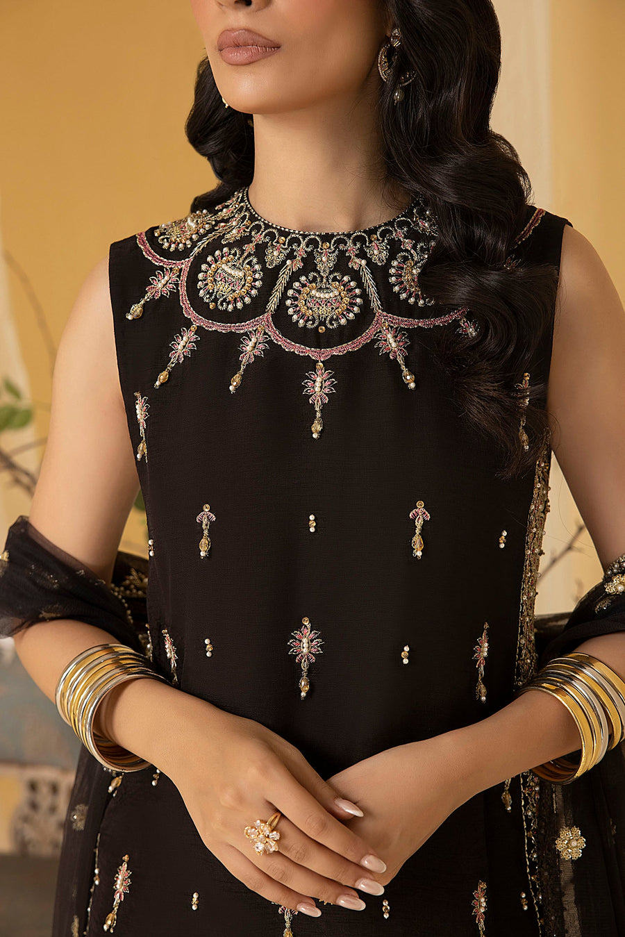 Nuriyaa Mystic Luxury Formal Unstitched 3 Piece Suit - NOVA