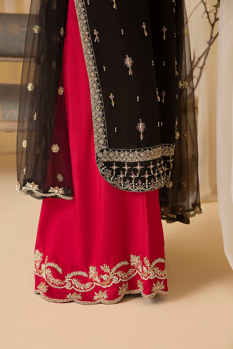 Nuriyaa Mystic Luxury Formal Unstitched 3 Piece Suit - NOVA