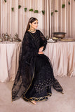 Emaan Adeel Romansiyyah Luxury Formal 3 Piece Suit RM-07 Black Swan