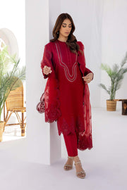 Nuriyaa Spring Summer Embroidered Lawn Pret 3 Piece Suit - Askim