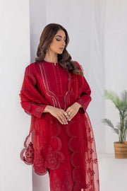Nuriyaa Spring Summer Embroidered Lawn Pret 3 Piece Suit - Askim