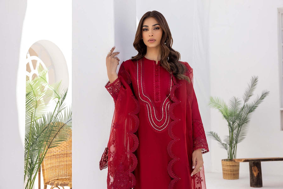 Nuriyaa Spring Summer Embroidered Lawn Pret 3 Piece Suit - Askim