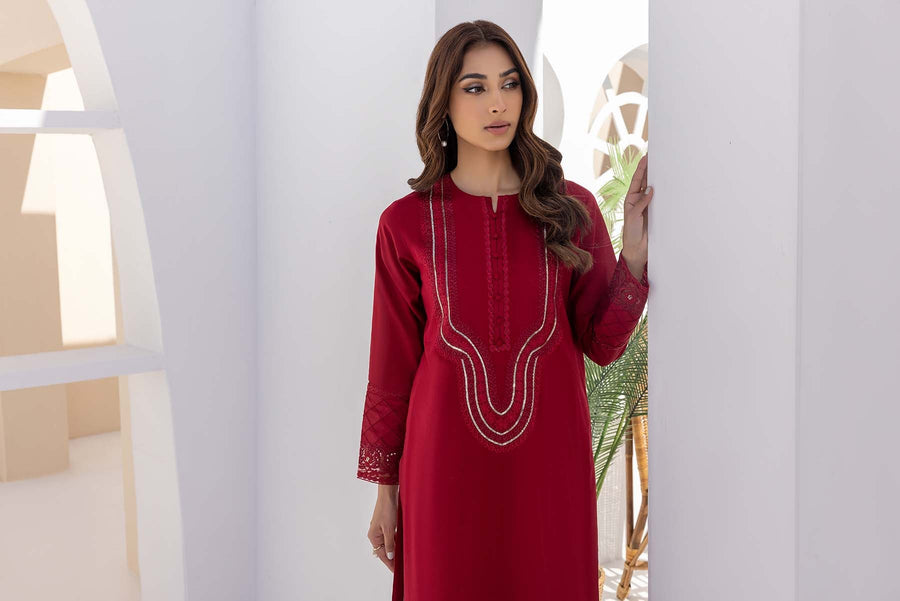 Nuriyaa Spring Summer Embroidered Lawn Pret 3 Piece Suit - Askim