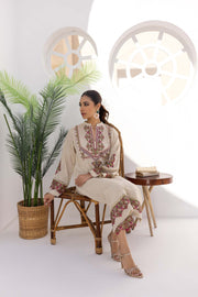 Nuriyaa Spring Summer Embroidered Lawn Pret 2 Piece Suit - Kanat