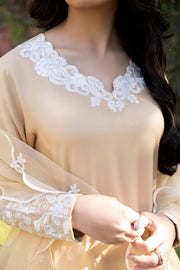 Nuriyaa Winter Pret Embroidered Linen 3 Piece Suit - Gohar-e-Nayaab