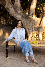 Nuriyaa Winter Pret Embroidered Linen 2 Piece Suit - Jal Pari