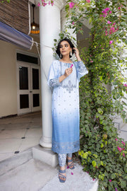 Nuriyaa Winter Pret Embroidered Linen 2 Piece Suit - Jal Pari