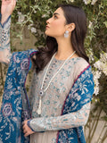 XENIA Formals Ishya Luxury Unstitched Embroidered Chiffon 3Pc 05-NEEL FIYA