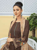 Fiza Noor Eshal Embroidered Karandi Unstitched 3Pc Suit D-05