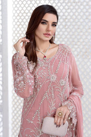 Meeral Ashna Luxury Chiffon Unstitched 3 Piece Suit 05- GHAZAL - FaisalFabrics.pk
