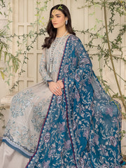 XENIA Formals Ishya Luxury Unstitched Embroidered Chiffon 3Pc 05-NEEL FIYA